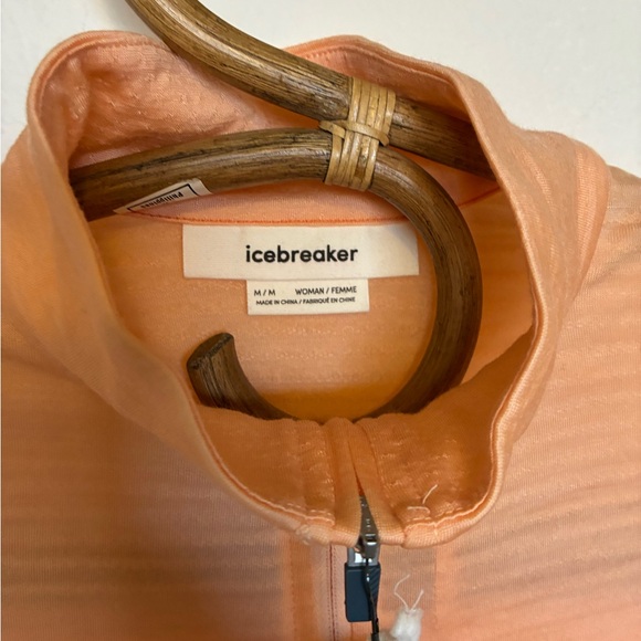 NEW Icebreaker Merino Blend 200 RealFleece Descender Long Sleeve Half-Zip Medium - Picture 4 of 5